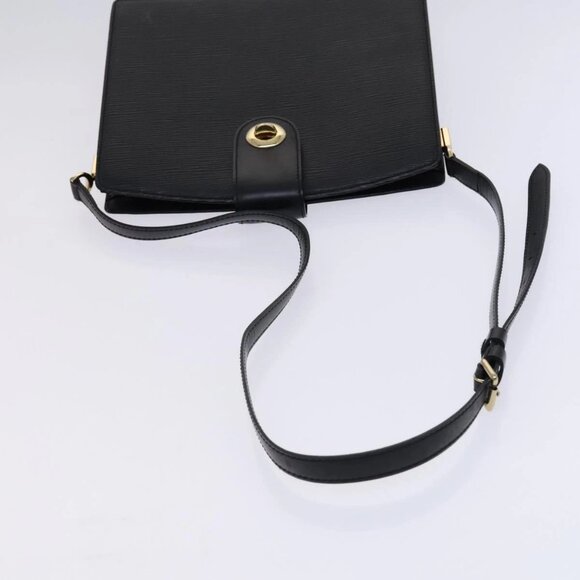 LOUIS VUITTON Epi Capuchin Shoulder Bag Black M52342 LV Auth BD1846 - Picture 8 of 16